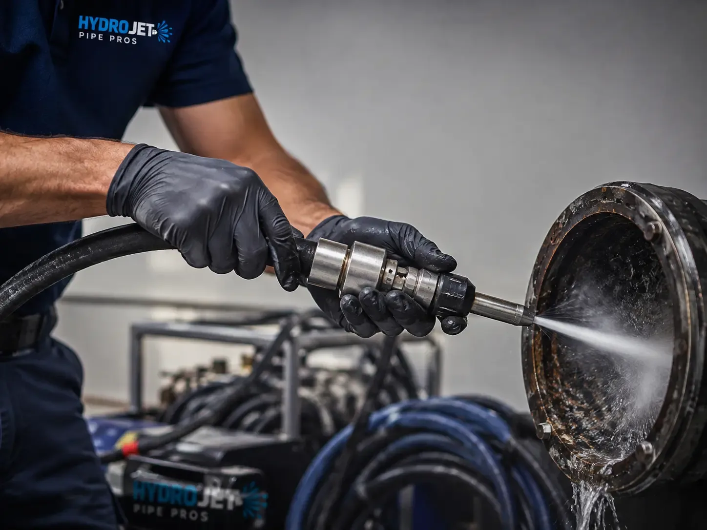 Hydro Jet Pipe Descaling in Tensed, ID